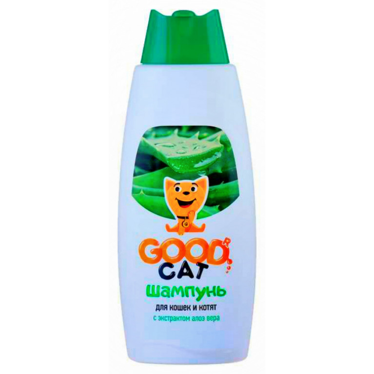 GOOD CAT  Шампунь для кошек и котят с экстрактом Алоэ Вера 250 мл